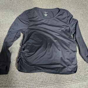 Torrid Charcoal Long Sleeve Top